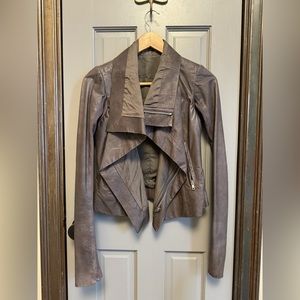 Rick Owens Classic Biker Leather Jacket Size 38 IT